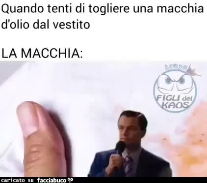 La macchia non se ne va