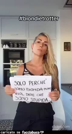 Solo perché sono bionda non vuol dire che sono stupida ironia cartelli