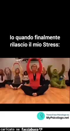 Io quando rilascio il mio stress urlo