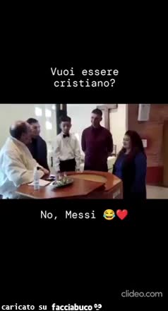 Vuoi essere cristiano no messi battesimo